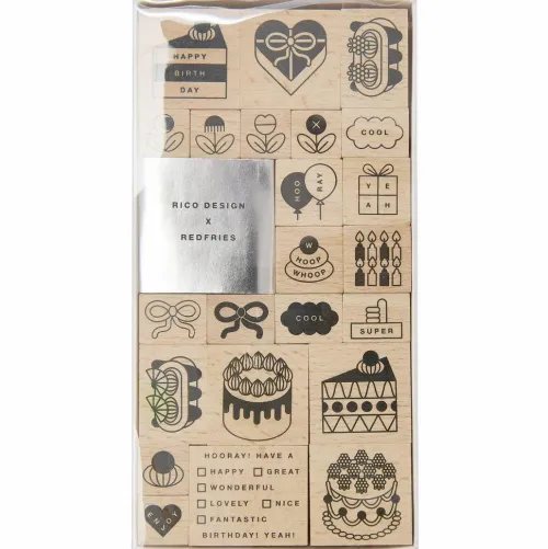 Stempelset Eye Candy, Happy Birthday FSC 100%*Rico Design GmbH & Co.KG Sale