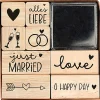 Brunnen-Verlag GmbH Stempel & -Kissen-Stempel-Set Hochzeit