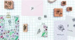 RICO-Design tap Stempel & -Kissen-Stempelset, Hygge, Flowers
