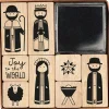Brunnen-Verlag GmbH Stempel & -Kissen-Stempel-Set Krippe