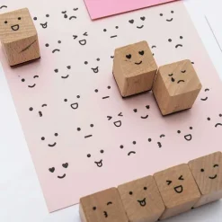 Rico Design GmbH & Co.KG Stempel & -Kissen-STEMPELSET, SMILE