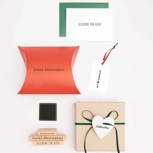 Rico Design GmbH & Co.KG Stempel & -Kissen*Stempelset Weihnachtsbäckerei FSC 100% 23 Stk