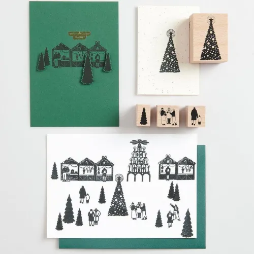 Stempelset Weihnachtsmarkt FSC 100%*Rico Design GmbH & Co.KG