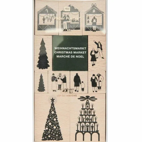 Stempelset Weihnachtsmarkt FSC 100%*Rico Design GmbH & Co.KG