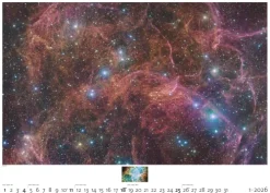 PALAZZI Kalender GmbH Posterkalender-Sternzeit 2026 - Bild-Kalender - Poster-Kalender - 70x50