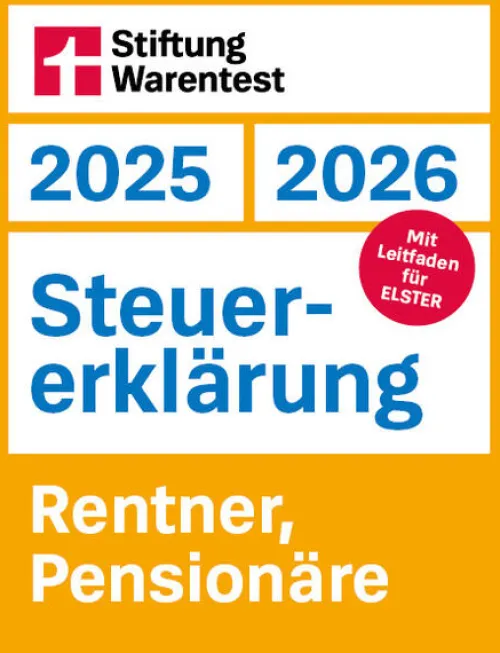 Stiftung Warentest Geld & Finanzen|Jura*Steuererklärung 2025/2026 - Rentner, Pensionäre