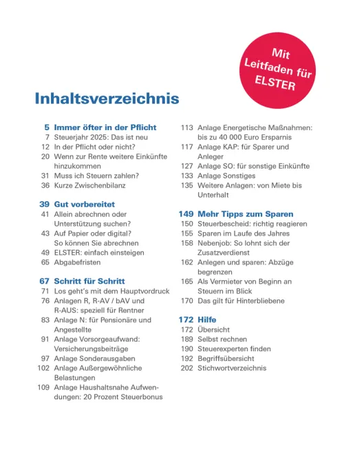 Stiftung Warentest Geld & Finanzen|Jura*Steuererklärung 2025/2026 - Rentner, Pensionäre