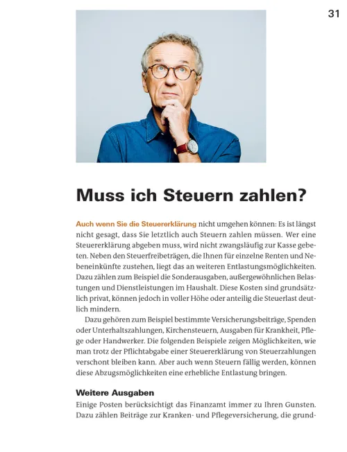 Stiftung Warentest Geld & Finanzen|Jura*Steuererklärung 2025/2026 - Rentner, Pensionäre