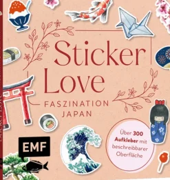 Edition Michael Fischer Postkarten*Sticker Love: Faszination Japan - Über 300 Etiketten und Aufkleber mit beschreibbarer Oberfläche