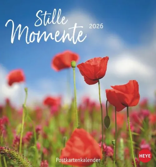Heye Postkartenkalender*Stille Momente Postkartenkalender 2026