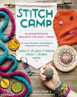 Stiebner Verlag Hobby & Selbermachen-Stitch Camp - 18 ausgetüftelte Projekte für Kids + Teens