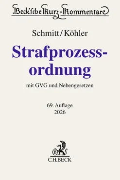 Strafprozessordnung. StPO*C.H. Beck Outlet