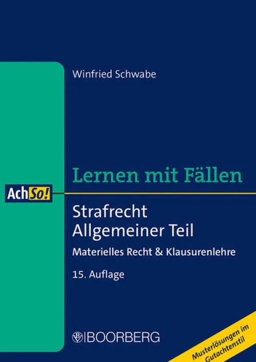 Boorberg, R. Verlag Jura*Strafrecht Allgemeiner Teil