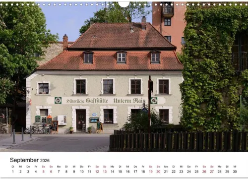 Calvendo Wandkalender-Straubing, liebenswerte Stadt im Gäuboden (Wandkalender 2026 DIN A3 quer), Monatskalender