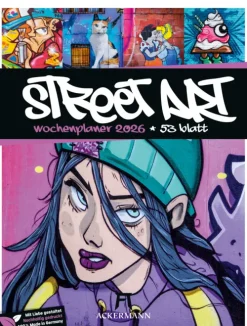Ackermann Kunstverlag Wochenkalender-Street Art Wochenplaner Kalender 2026