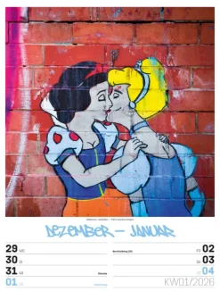 Ackermann Kunstverlag Wochenkalender-Street Art Wochenplaner Kalender 2026