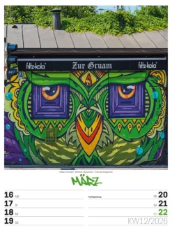 Ackermann Kunstverlag Wochenkalender-Street Art Wochenplaner Kalender 2026