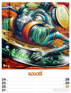 Ackermann Kunstverlag Wochenkalender-Street Art Wochenplaner Kalender 2026