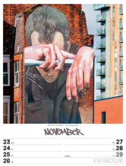 Ackermann Kunstverlag Wochenkalender-Street Art Wochenplaner Kalender 2026