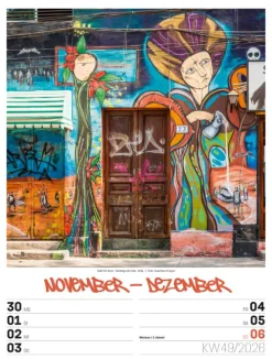 Ackermann Kunstverlag Wochenkalender-Street Art Wochenplaner Kalender 2026