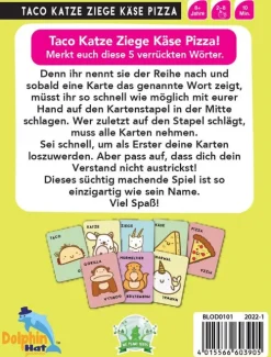 Asmodee gmbH Familien- & Gesellschaftsspiele*Taco Katze Käse Ziege Pizza