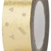RICO-Design tap Klebstoff & Klebebänder-Tape Konfetti Gold