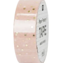 RICO-Design tap Klebstoff & Klebebänder-Tape, Punkte, Puder/Gold, Hochzeit