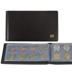 Taschen Münzenalbum.für 80 Münzen bis Durchmesser 40 mm.Auch für 10 Euromünzensätze.*SAFE Schwäbische Albumfab New