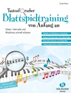 Musikverlag Holzschuh Musikwissenschaft-Tastenforscher - Blattspieltraining von Anfang an