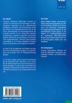 Technische Mathematik Kältetechnik*Vde Verlag GmbH New