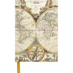 teNeues - Antique Maps 2026 - Buchkalender 10x15 cm | Kompakter Wochenkalender im Vintage-Weltkarten-Design für Weltenbummler, mit Magnetverschluss*teNeues Calendars & Stationery GmbH & Co. KG Outlet