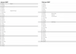 Terminer A5, Struktur rot 2026*Heye Hot