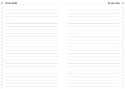 Heye Wochenkalender|Terminkalender-Terminer A6, Struktur schwarz 2026