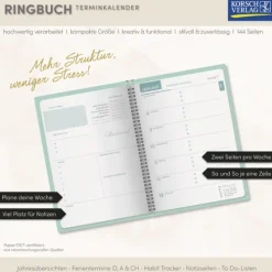 Terminkalender Glücksplaner 2026*Korsch Verlag GmbH Online