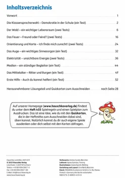 Hauschka Verlag GmbH Grundschule·Sachkunde*Tests im Sachunterricht - Lernzielkontrollen 3. Klasse, A4- Heft