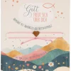 Butzon & Bercker Schmuck & Accessoires-Textil-Armband mit Herz aus Nussholz: Gott freut sich über dich