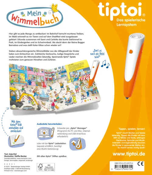 Kinder Ravensburger Verlag 3-6 Jahre-tiptoi® Mein Wimmelbuch