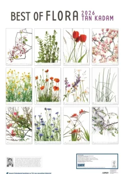 Titel DUMONT Best of Flora 2026 - Blumen-Kalender 50 x 70 cm, Foto-Poster im Großformat von Tan Kadam für Kunst- & Pflanzenliebhaber*DuMont Kalenderverlag Discount