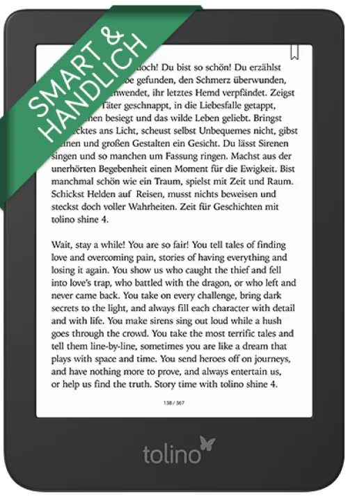 LONGSHINE TECHNOLOGIE GMBH Ereader*tolino shine 4