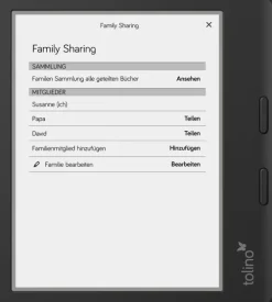 LONGSHINE TECHNOLOGIE GMBH. Ereader-tolino vision color - Schwarz