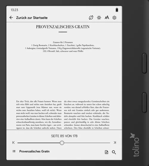 LONGSHINE TECHNOLOGIE GMBH. Ereader-tolino vision color - Schwarz