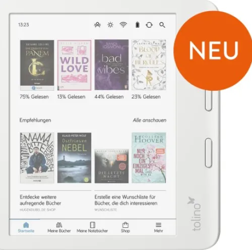 tolino vision color - Weiß*LONGSHINE TECHNOLOGIE GMBH. Discount