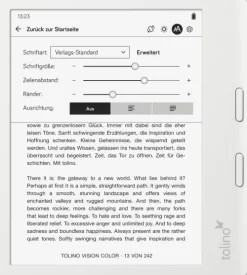 tolino vision color - Weiß*LONGSHINE TECHNOLOGIE GMBH. Discount