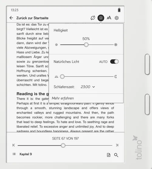 tolino vision color - Weiß*LONGSHINE TECHNOLOGIE GMBH. Discount
