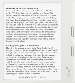 tolino vision color - Weiß*LONGSHINE TECHNOLOGIE GMBH. Discount