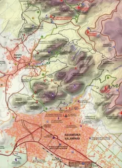 Anavasi Editions Griechische Bücher*Topografische Bergwanderkarte 4.21. Meteora 3D 1:10 000