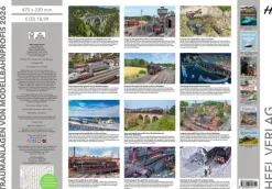 Heel Verlag GmbH Wandkalender*Traumanlagen von Modellbahnprofis Kalender 2026