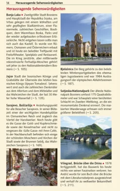 Trescher Verlag GmbH Wandern|Reiseführer*TRESCHER Reiseführer Bosnien und Herzegowina