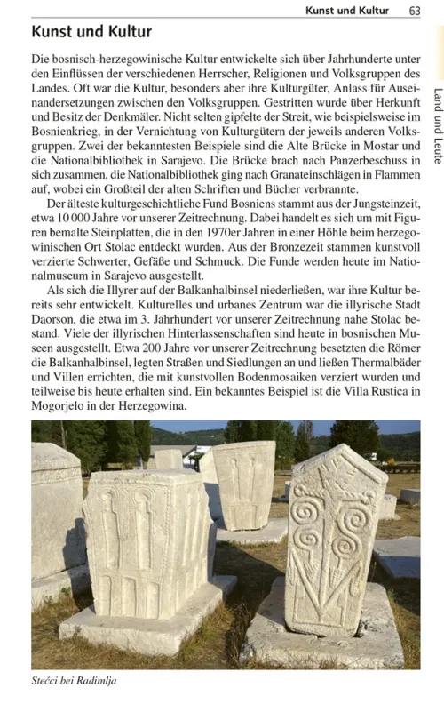 Trescher Verlag GmbH Wandern|Reiseführer*TRESCHER Reiseführer Bosnien und Herzegowina