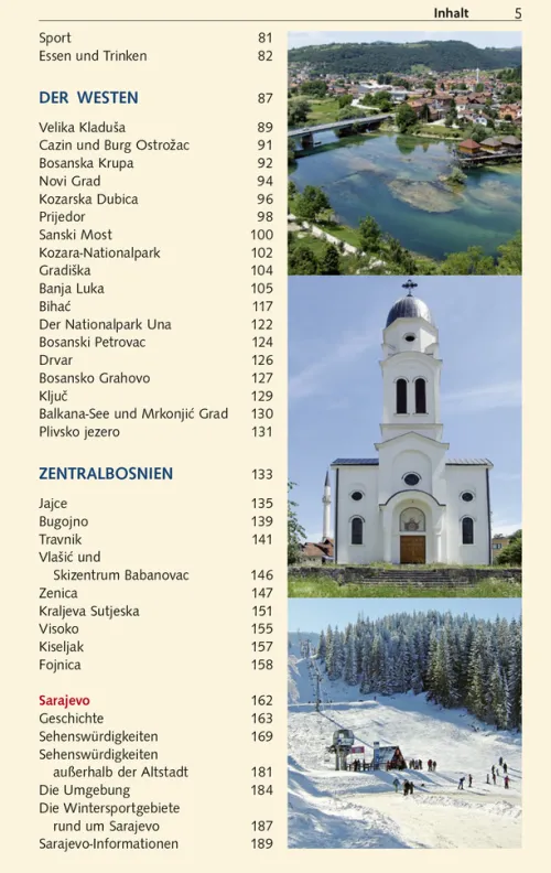 Trescher Verlag GmbH Wandern|Reiseführer*TRESCHER Reiseführer Bosnien und Herzegowina
